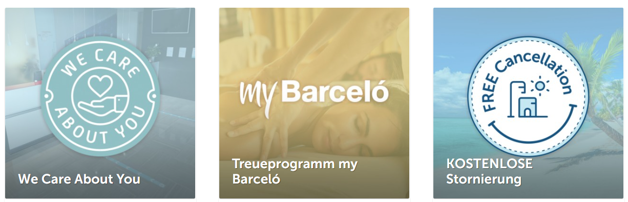 Das Angebot von Barceló 