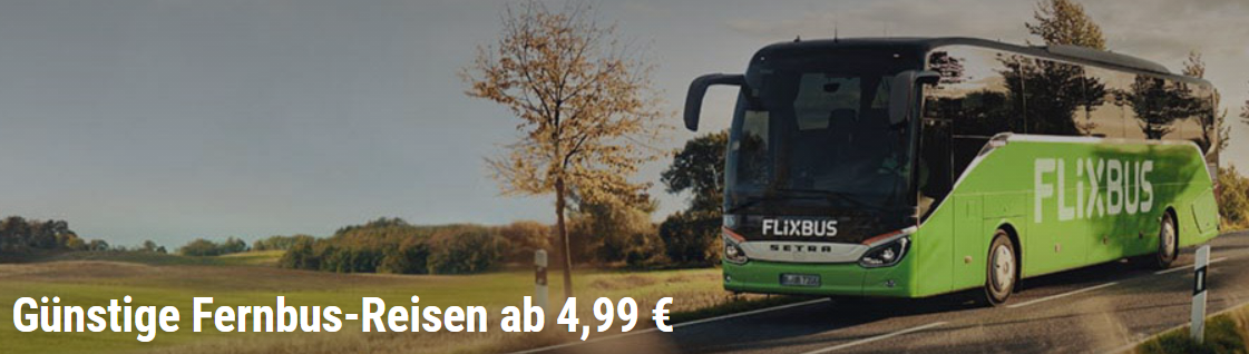 Mit einem FlixBus Gutschein günstig durch Europa reisen